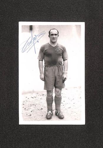 CARTE PHOTO DE ROLAND LEFEVRE AU C.A. PARIS