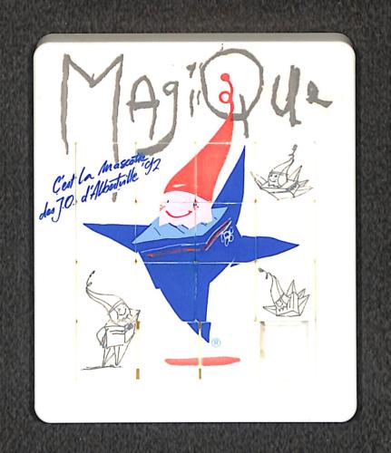 JEU CASSE TÊTE TAQUIN MAGIQUE ALBERTVILLE 1992