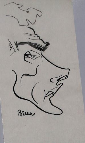 Caricature originale de Pierre BRUN (FR)