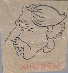 Caricature originale de Jean KIRCHEN (LUX)
