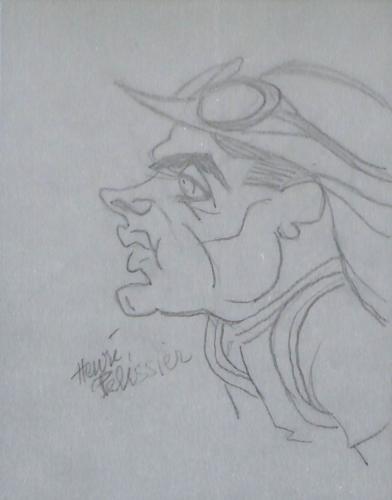 Caricature originale d'Henri PELISSIER (FR)