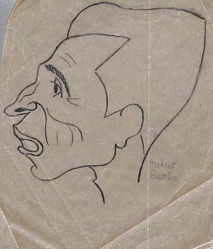 Caricature originale d'Arthur SERES (FR)