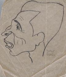 Caricature originale d'Arthur SERES (FR)