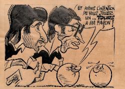 CARICATURE ORIGINALE DE JOUEURS DU (TOURS FC) (À DÉTERMINER)