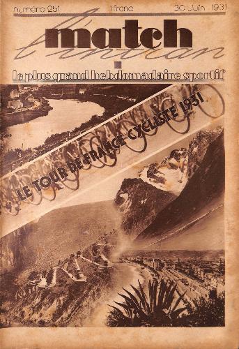 MATCH L'INTRAN N°251 DU 30 JUIN 1931
