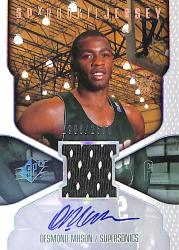 2000 SPX ROOKIE JERSEY AUTOGRAPH DESMOND MASON