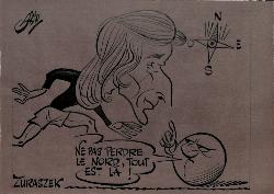 CARICATURE ORIGINALE DE KAZIMIERZ JURASZEK
