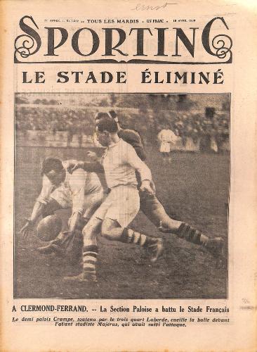 SPORTING N°1002 DU 15 AVRIL 1930