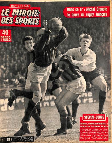 BUT ET CLUB LE MIROIR DES SPORTS N°843 DU 6 MARS 1961