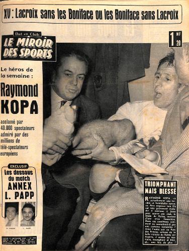 BUT ET CLUB LE MIROIR DES SPORTS N°938 DU 19 NOVEMBRE 1962