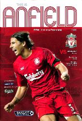 PROGRAMME OFFICIEL DU MATCH LIVERPOOL VS CHELSEA FC DU 1ST JANVIER 2005