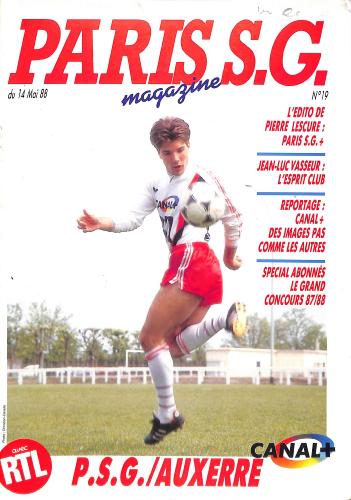 Magazine du Paris S.G. N°19 du 14 mai 1988