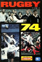 LES CAHIERS DE L'ÉQUIPE TRIMESTRIEL N°51 DE RUGBY 74 DE SEPTEMBRE 73