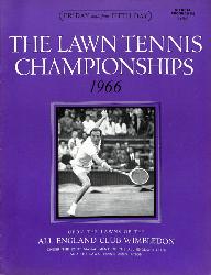 Programme du Tournoi de Wimbledon du 24 juin 1966