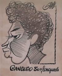 Caricature originale de Marlène CANGUIO (FR) Athlétisme