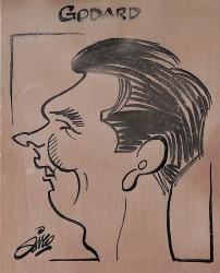 Caricature originale de GODARD (FR) Athlétisme (à déterminer)