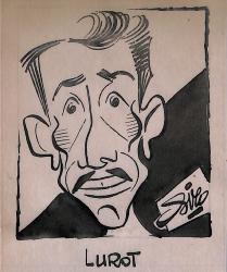 Caricature originale de Maurice LUROT (FR) Athlétisme