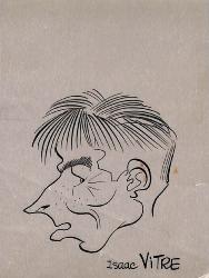 Caricature originale d'Isaac VITRE (FR)