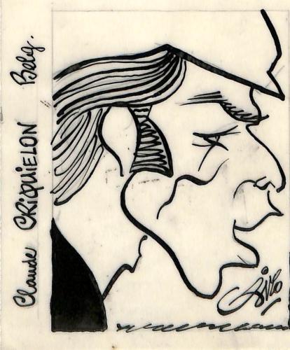 Caricature originale de Claude CRIQUIELION (BEL)