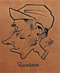 Caricature originale de Marcel ROHRBACH (FR)