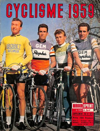 MIROIR SPRINT N°671 SUPPLEMENT CYCLISME 1959