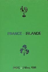 Programme officiel VIP du match France vs Irlande du 3 mars 1990