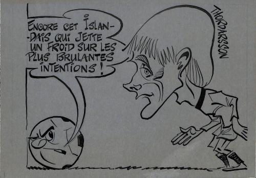 CARICATURE ORIGINALE DE KARL THORDARSSON