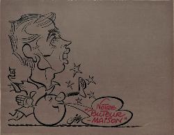 CARICATURE ORIGINALE DE JEAN-PIERRE PLET