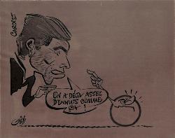 CARICATURE ORIGINALE DE LOUIS CARDIET