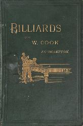 LIVRE "BILLIARDS" BY W. COOK EX-CHAMPION ÉDITION DE 1891