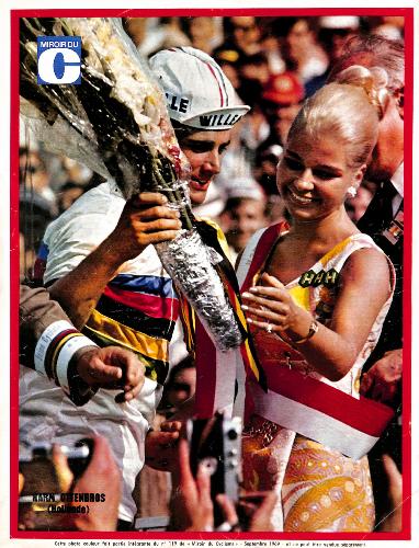 PHOTO DE HARM OTTENBROS SUPPLÉMENT DU MIROIR DU CYCLISME 1969