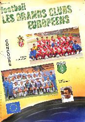 MAGAZINE FOOTBALL N°1 LES GRANDS CLUBS EUROPÉENS DE 1989