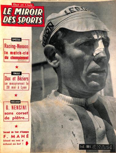 BUT ET CLUB LE MIROIR DES SPORTS N°853 DU 15 MAI 1961