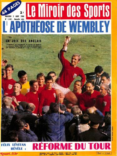 BUT ET CLUB LE MIROIR DES SPORTS N°1143 DU 3 AOÛT 1966