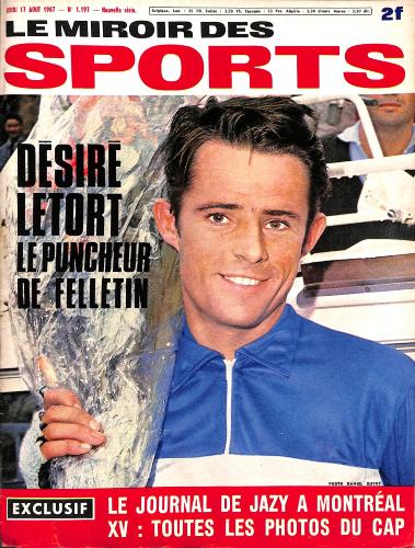 BUT ET CLUB LE MIROIR DES SPORTS N°1197 DU 17 AOÛT 1967