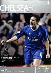 PROGRAMME OFFICIEL DU MATCH CHELSEA FC VS LIVERPOOL FC DU 27 AVRIL 2005