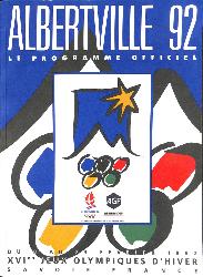 PROGRAMME OFFICIEL PUB AGF ALBERTVILLE 1992
