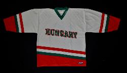 MAILLOT DE HOCKEY SUR GLACE DE L'ÉQUIPE DE HONGRIE POUR LES 10 ANS DU COLISEUM