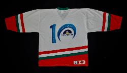 MAILLOT DE HOCKEY SUR GLACE DE L'ÉQUIPE DE HONGRIE POUR LES 10 ANS DU COLISEUM