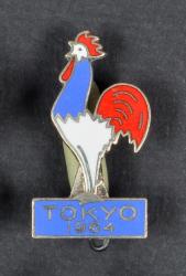 Coq de l'équipe de France pour les Olympiades de Tokyo 1964