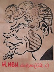 Caricature originale de Hein-Direck NEU (ALL) Athlétisme