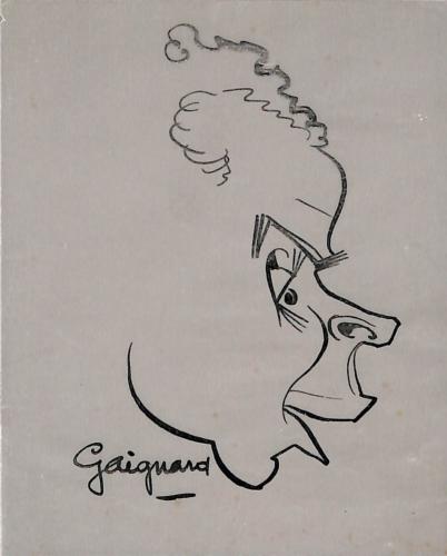 Caricature originale de Roger GAIGNARD (FR)