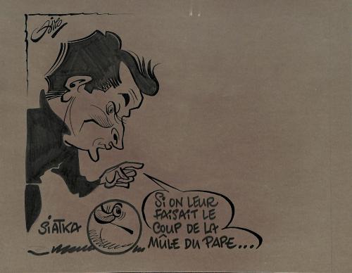 CARICATURE ORIGINALE DE ROBERT SIATKA