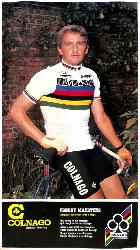 PHOTO PUBLICITAIRE DE FREDDY MAERTENS COLNAGO BOULE D'OR