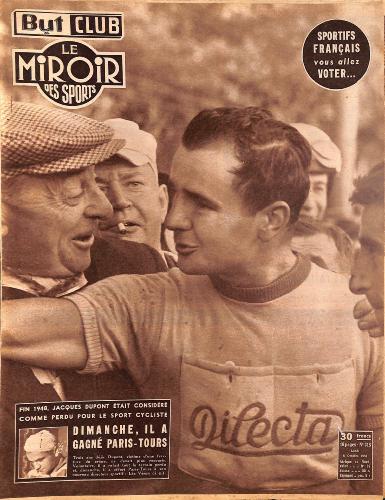 BUT ET CLUB LE MIROIR DES SPORTS N°318 DU 8 OCTOBRE 1951