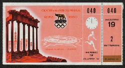 BILLET DES JEUX OLYMPIQUES DE ROME 1960 