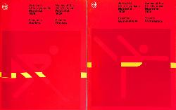 ENSEMBLE DE 21 FASCICULES DES RÉSULTATS OFFICIELS DES JEUX OLYMPIQUES DE MONTRÉAL 1976