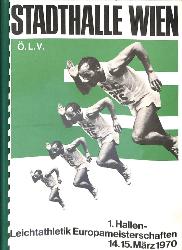 PROGRAMME OFFICIEL CHAMPIONNATS D'EUROPE ATHLÉTISME 1970