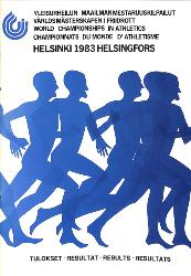 PROGRAMME OFFICIEL CHAMPIONNATS DU MONDE ATHLÉTISME 1983