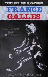 PROGRAMME OFFICIEL DU MATCH FRANCE VS PAYS DE GALLES DU 19 MARS 1983
